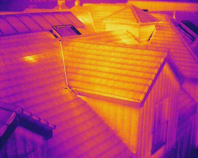 Thermal Imaging Roof Survey Image Sheffield
